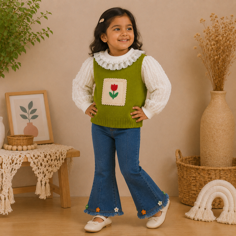 Girls Floral 3-Piece Set