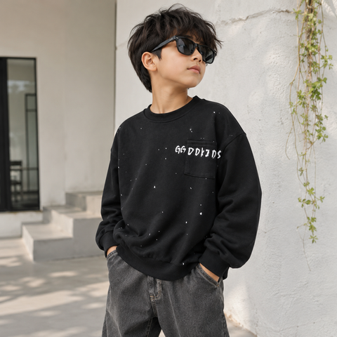 Kids Dark Grey Sweatshirt