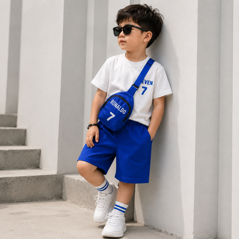 Boys Seven Co-ord Set with Sling Bag