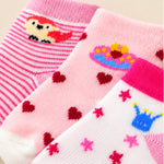 Sweet Toes by CuddleKins | Baby Girls Socks | Pack of 3 | 0–12 Months