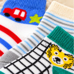 Cuddle Steps by CuddleKins | Baby Boys Socks | Pack of 3 | 0–12 Months