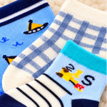 Little Steps by CuddleKins | Baby Boys Socks | Pack of 3 | 0–12 Months
