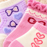Cuddle Toes by CuddleKins | Baby Girls Socks | Pack of 3 | 0–12 Months