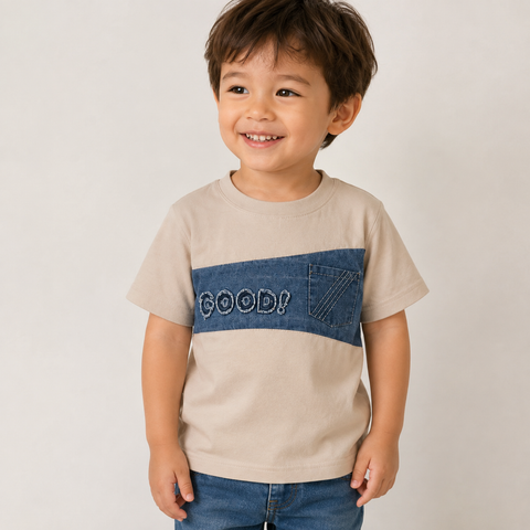 Kids Denim Look T-Shirt