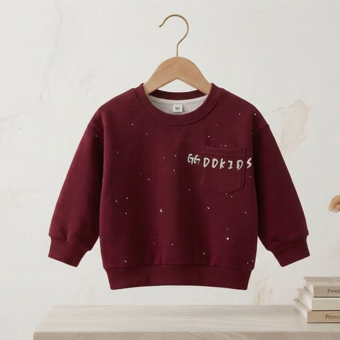 Boys Maroon Pre-Winter Sweatshirt