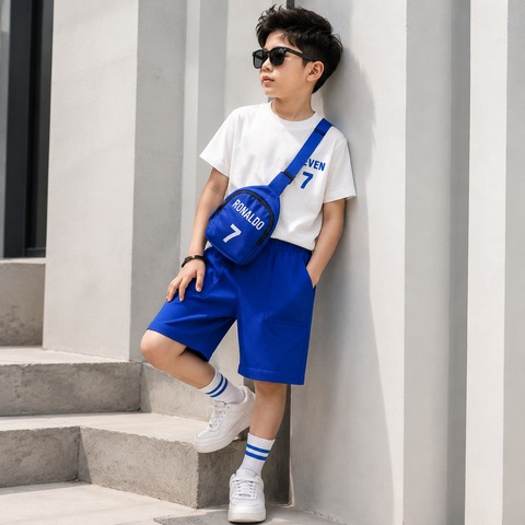 Boys Seven Co-ord Set with Sling Bag