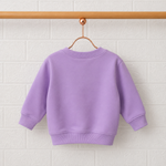 Cute Bow Kids Pre-Winter Sweatshirt – Lavender