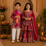 Ruby Leaf Festive Sibling Twinning Set