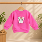 CuddleKins Pink Bow Graphic Sweatshirt for Girls