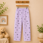 Kids Lavender Cotton Night Suit Set