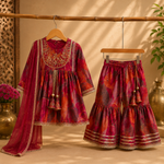 Ruby Leaf Festive Sibling Twinning Set