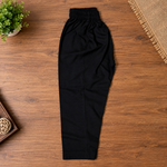 Boys Black Cotton Kurta Set