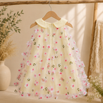 Girls 3D Floral Party Dress