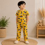 Tom & Jerry Printed Cotton Night Suit Co-ord Set