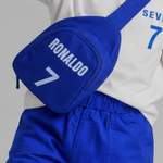 Boys Seven 7 Cotton T-Shirt & Shorts Co-Ord Set with Matching Sling Bag