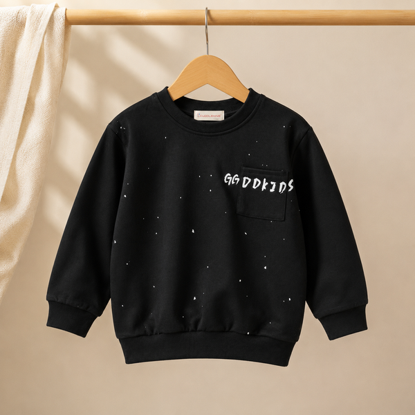Kids Dark Grey pre Winter Sweatshirt.