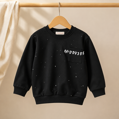 Kids Dark Grey pre Winter Sweatshirt.