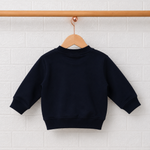 Red Car Printed Navy Blue Sweatshirt