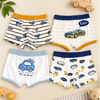 Boys Car & Vehicle Printed Boxer Underwear | Pack of 4 | Kids Innerwear