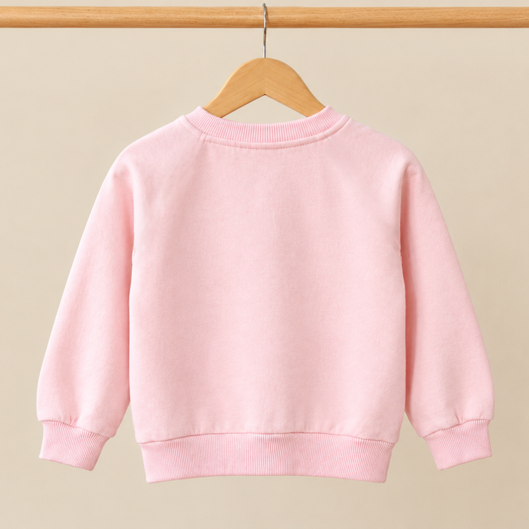 CuddleKins Pink Live the Life Bow Graphic Sweatshirt for Girls