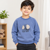 CuddleKins Playful Elephant Graphic Sweatshirt - Blue