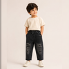 Kids Washed Black Denim Jeans