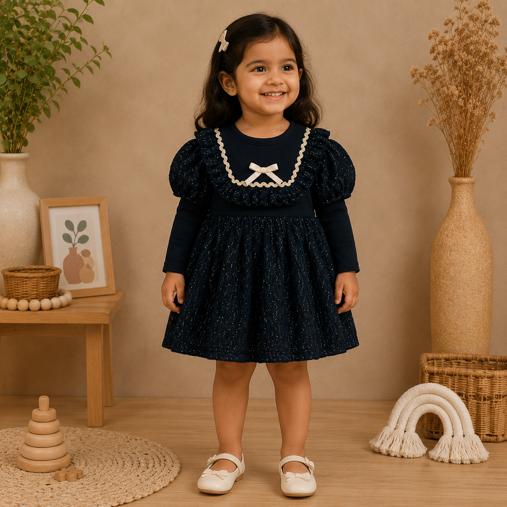 Girls Glitter Party Dress
