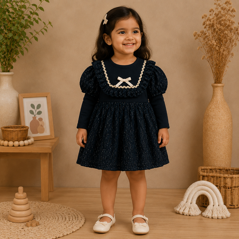 Girls Glitter Party Dress
