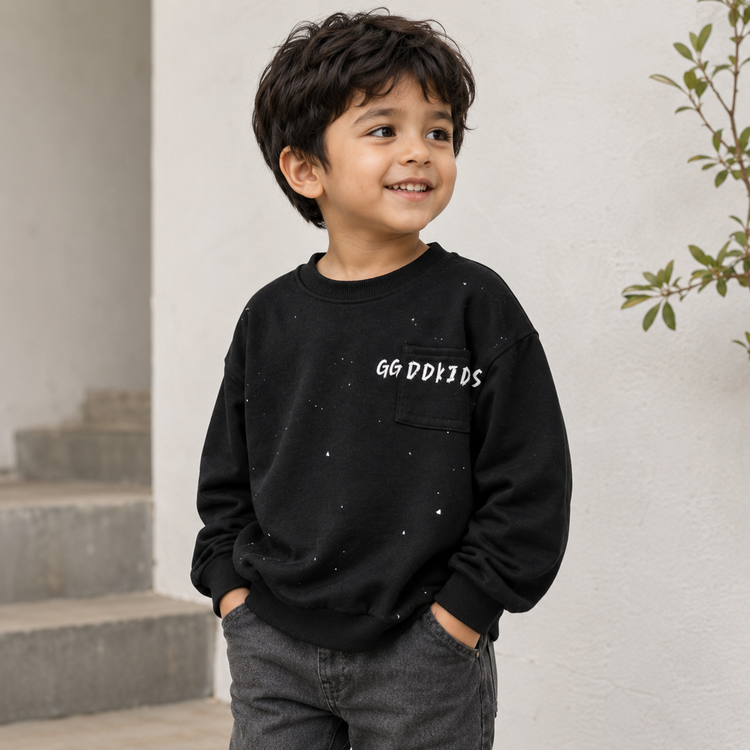 Kids Dark Grey Sweatshirt
