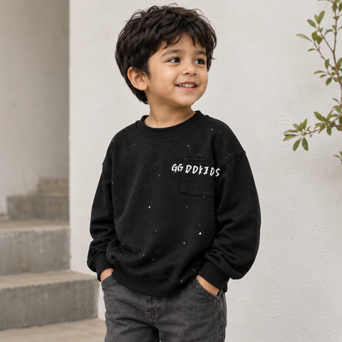Kids Dark Grey Sweatshirt