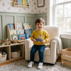 Cute Bear Car Print boys Kids pre Winter Sweatshirt– mustard
